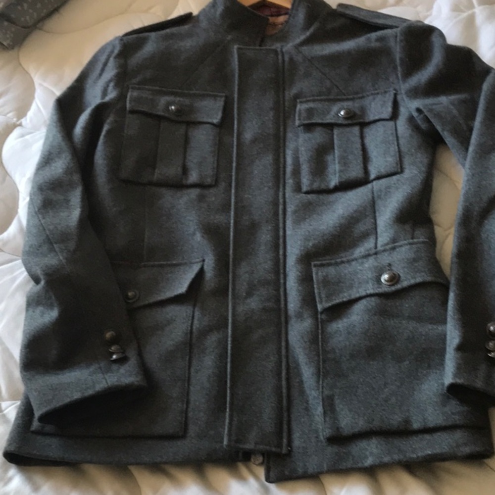 Grey Wool Jacket - image 1